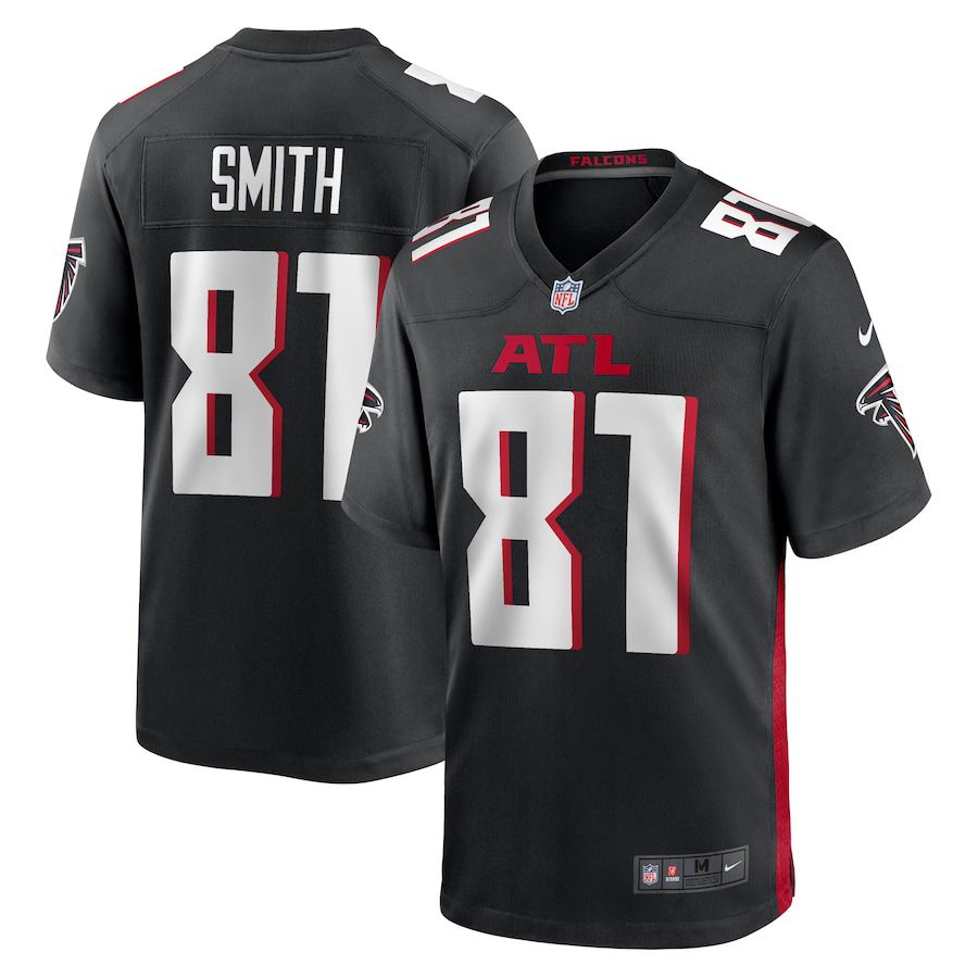 Men Atlanta Falcons #81 Jonnu Smith Nike Black Game Player NFL Jersey